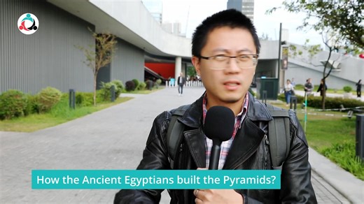 We asked Chinese people: Do you have any idea how the ancient Egyptians built the pyramids? 💫✨ These were their answers! 🥳 | SMCOA