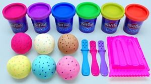 Making ice cream popsicle with play doh confetti and mold, surprise mickey mouse eggs #learncolors #playdoh #confetti #playdohconfetti #icecreampopsicle #surpriseegg #mickeymouse | Play-Doh Videos