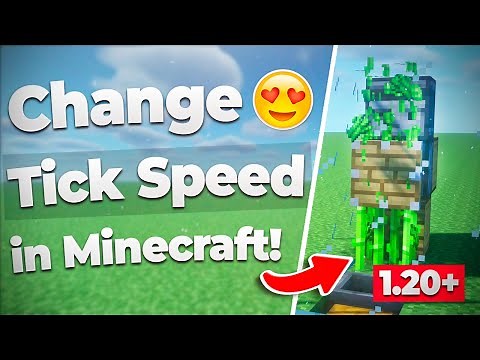 ✅ How to Change Tick Speed in Minecraft 1.20+ [Java/Bedrock] 👍 Random