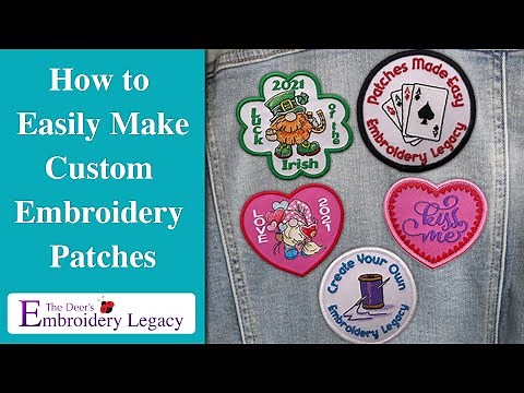 How to make custom embroidery patches - Patches Made Easy webinar replay