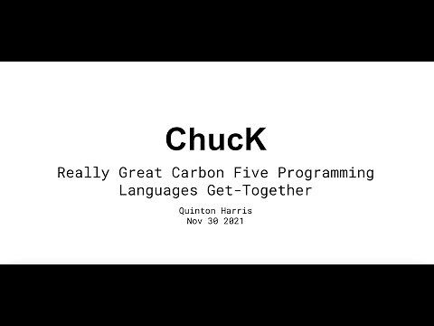 All About ChucK: An Audio Programming Language