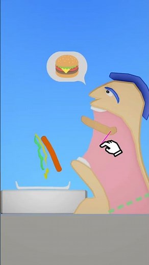 Eating Simulator | Put Burger In Mouth #eatingsimulator