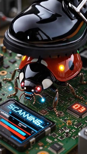 Goth Boot Stomps Circuitboard to Sparks ⚡🖤