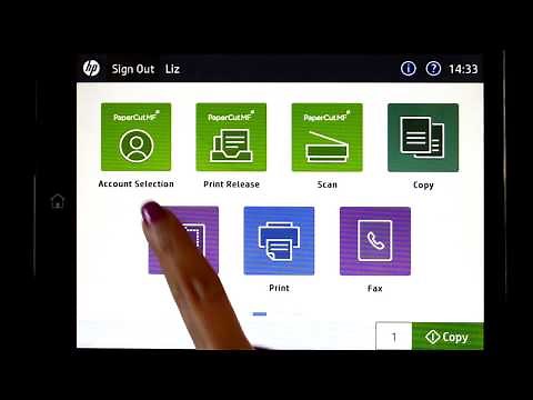 PaperCut MF print management on HP OXP multifunction devices