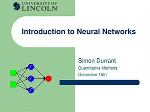 Introduction to Neural Networks - SlideServe