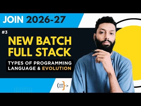 💻 Core Java | 2026–27 | Types of Programming Languages | CodeHunt | Saif Sir