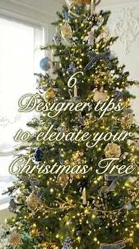 6 Designer tips to decorate a Christmas tree