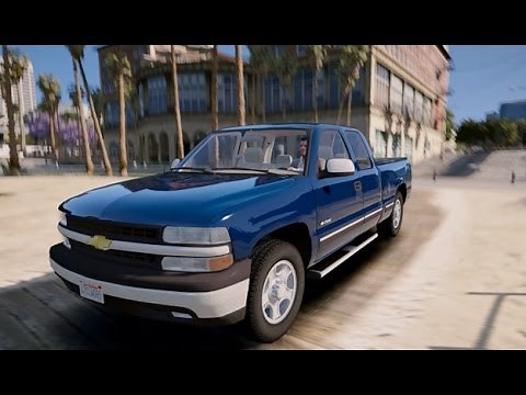 Grand Theft Auto 5 - 2000 Chevrolet Silverado 1500 Mod! - REVIEW - GTA 5