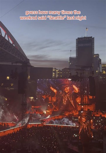 The Weeknd Concert Highlights at Lumen Field Seattle