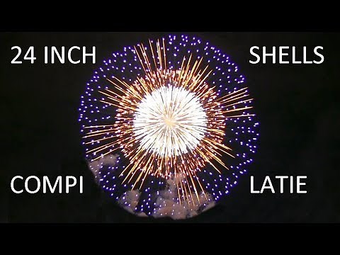 24 INCH SHELL VUURWERK COMPILATIE