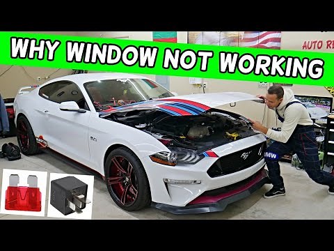 WHY WINDOW DOES NOT WORK ON FORD MUSTANG 2015 2016 2017 2018 2019 2020 2021 2022 2023