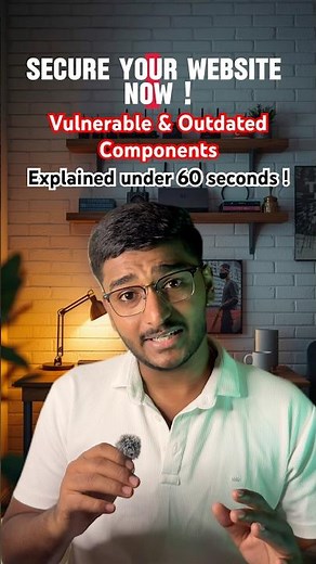 Vulnerable & Outdated Components Explained 🔥 | OWASP A06 | Cybersecurity #shorts #cybersecurity