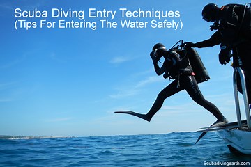 5 Scuba Diving Entry Techniques (Tips For Entering The Water Safely)