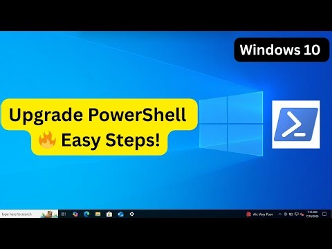 👉How to Upgrade PowerShell on Windows 10 (Step-by-Step Guide)🚀💻#2025