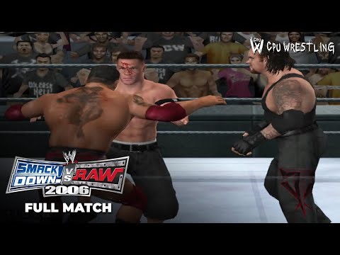 WWE SVR 2006 | Triple Threat Match: John Cena vs Batista vs Undertaker