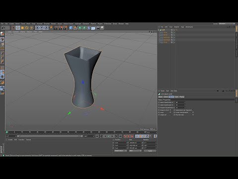 Cinema 4D QuickStart 10 - Spline Modelling