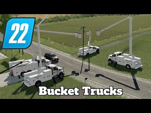 FS22 Mod Spotlight - Bucket Trucks!