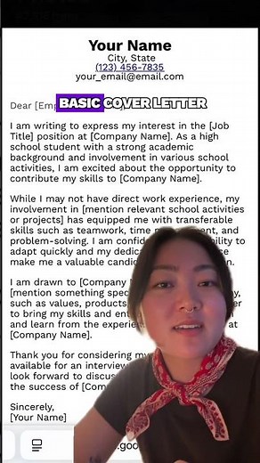 Writing Your First Cover Letter!