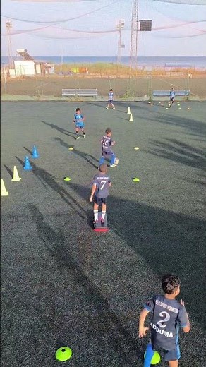 U8 passing receiving ball directed control coordination and agility drill #U8 #youthfootball