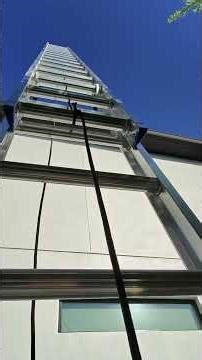 Setting Up a 32-Foot Ladder Safely #shorts