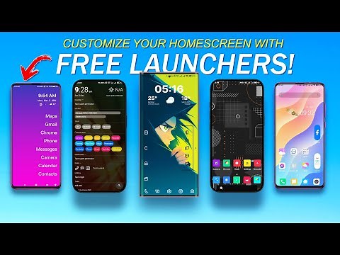 Top 5 BEST Free Android Launchers in 2025 🔥 | Ultimate Customization & Performance! 🚀