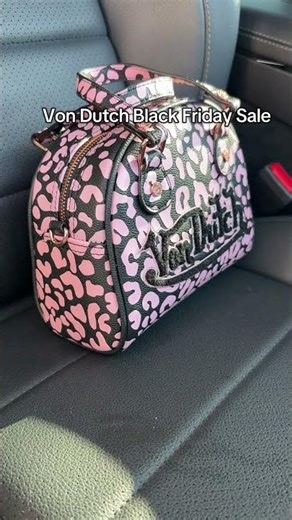 Von Dutch Animal Print Bowling Bag — Y2K It Bag