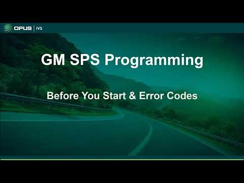 GM Service Programming Systems (SPS) Training