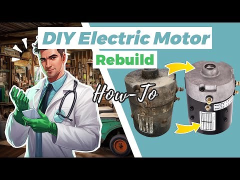 DIY Golf Cart Electric Motor Rebuild How-To
