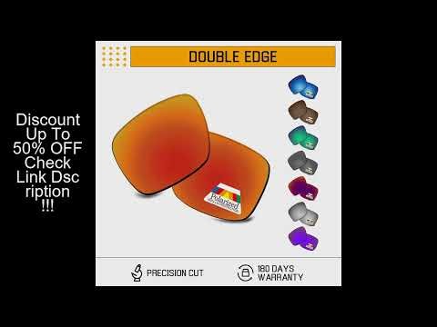 Bwake Polarized Replacement Lenses for-Oakley Double Edge OO9380-66mm Sunglasses Frame - Multiple Op