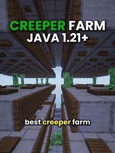 Minecraft Creeper Farm Guide for Java 1.21