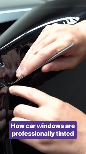 8.7K views · 90 reactions | Ever wondered how car windows get that sleek tint? Experts use precision to apply and squeegee tinted film, combining privacy, style, and UV defense. #tint #windowtinting #cars | Business Insider Africa | Facebook