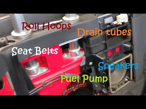 Audi TT Roadster interior removal