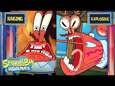 Ranking Mr. Krabs Angriest Moments 😡 | Mr. Krabs Stages of Anger | SpongeBob