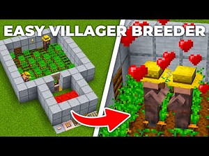 Easiest & Best Villager Breeder in 1.20 Minecraft! | Infinite Villager Breeder Minecraft Tutorial