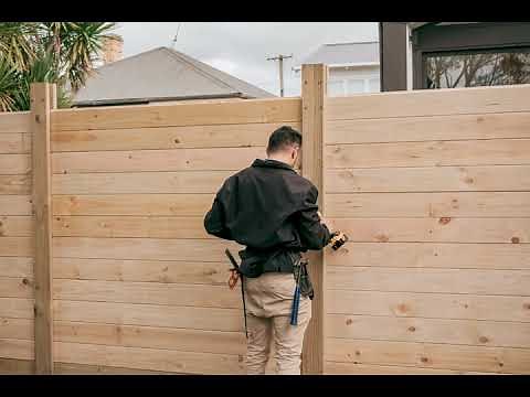 Horizontal fence timelapse.