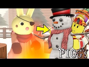 ROBLOX PIGGY: 100 PLAYERS BUNNY NOW IN WINTER HOLIDAY?!