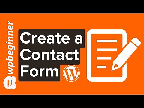 How to Create a Contact Form in WordPress (Step by Step)