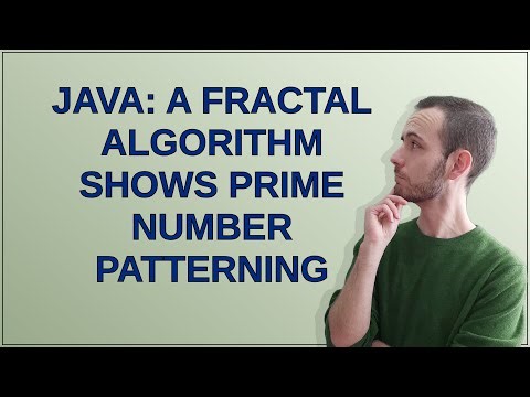 Codereview: Java: A fractal algorithm shows prime number patterning