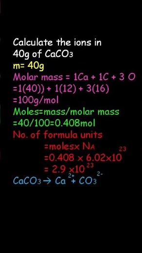 How to find out number of ions in an ionic compound ? | formula units and number of ions