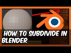 Blender 3.6 How To Subdivide In Blender - Tutorial For Beginners
