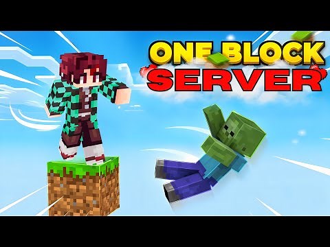 How To Make One Block Server in Aternos | How To Install One Block in Aternos Server | Java + Pe