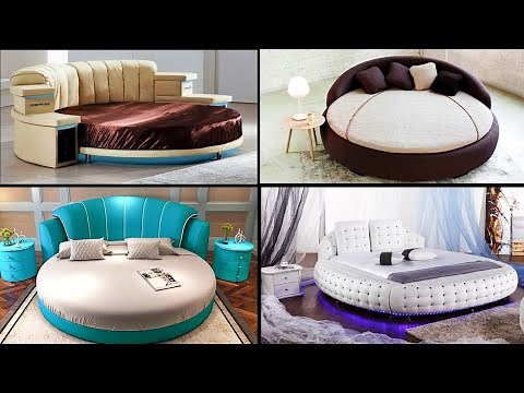 Cool round bed design ideas for bedroom interior decoration and designs
