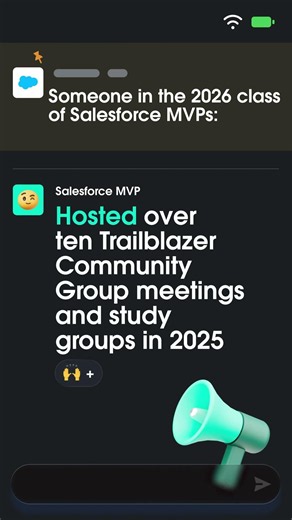 The Salesforce MVP class of 2026 is almost here...