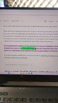 Turnitin AI mark below 20% || Turnitin (*) mark in AI detection