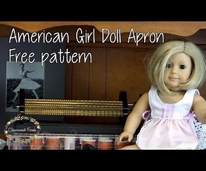 DIY American Girl Doll Apron | Free Pattern