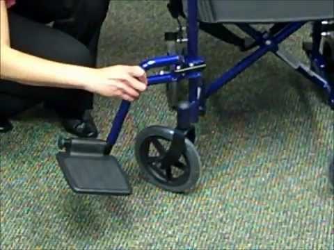 How to Assemble and Fold Your Transport Wheelchair