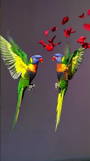 🦜 A Parrot Flying Gracefully | Stunning Bird Flight Animation | RDFX AI