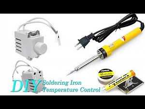 Soldering Iron Temperature Control DIY