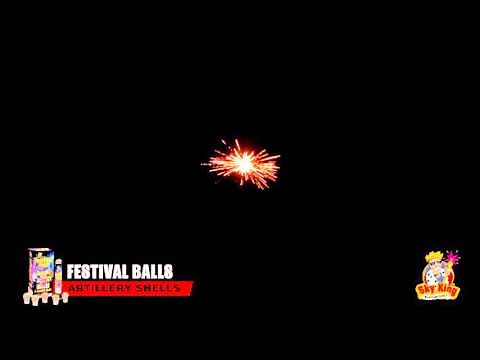 Festival Balls - Artillery Shells - Sky King