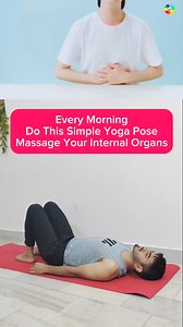 Wind-Relieving Pose Also known as (Knee to Chest), this pose can help move trapped gas through your intestines. To do it, lie on your back with your legs extended, and then pull one knee into your chest. You can hold for up to five minutes, then switch sides. This pose may helps you Gas , Acidity and constipation Problems Do any exercise under the advice or presence of an yoga Instructor or expert. Yogvidya #gastronomia #GAS #Acidity #AcidityRelief #constipation #constipationrelief #stomach #sto